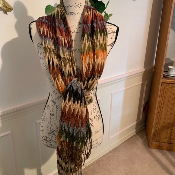 Scarf- wide colorful - Picture 3 of 4